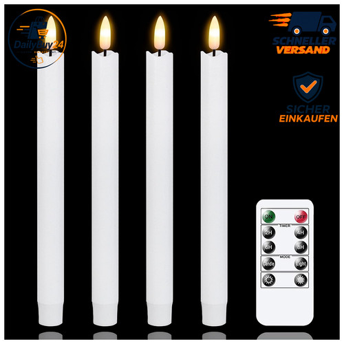 Led stabkerzen flammenlos - stabkerzen,
