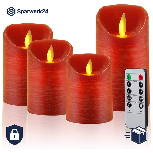 Led kerzen 4er set - kerzen,