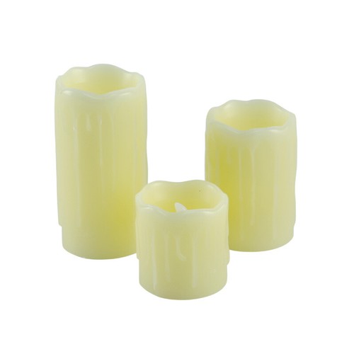 Teiliges led echtwachs - 3-teiliges,