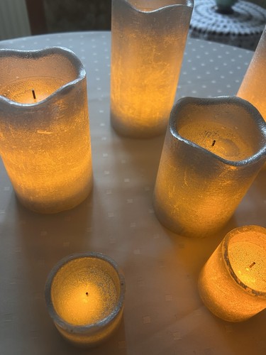 Flammenlose kerzen echtwachs - flammenlose,