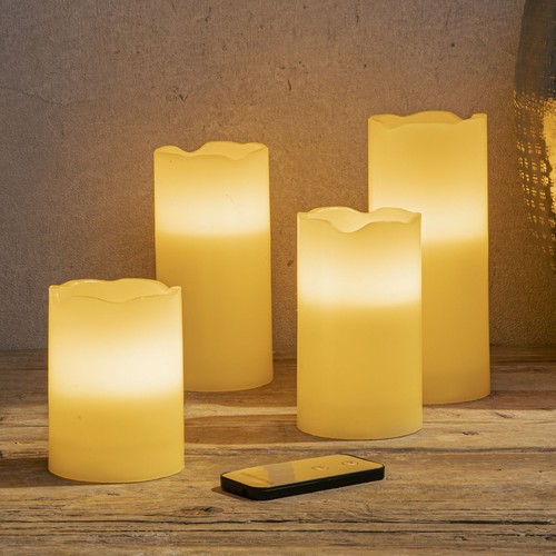 Led kerzen 4er - led,