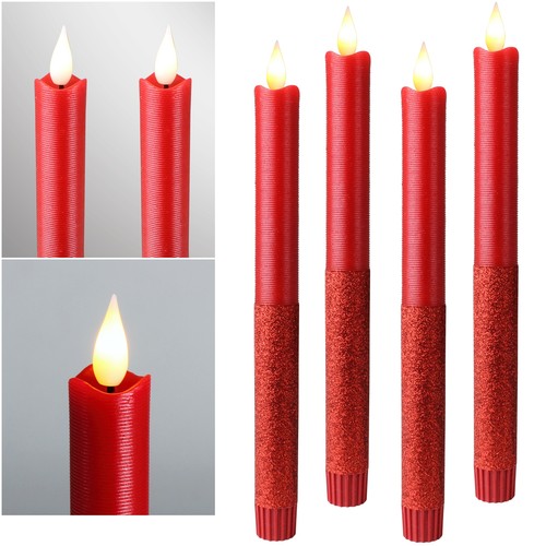 4er set led - led, stab-kerze
