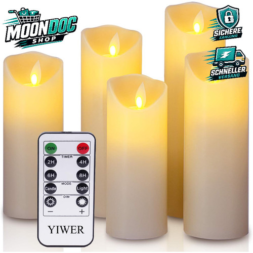 Led kerzen set aus - led, 5
