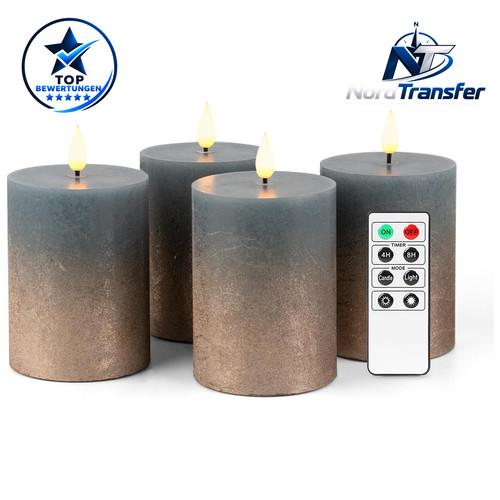 Led flammenlose echtwachs - flammenlose,