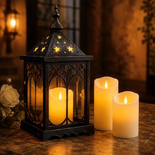 3er led kerzen mit timer - 3er,