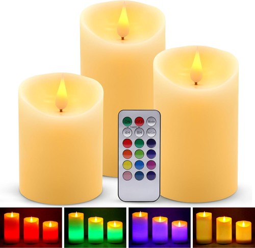 Led rgb kerzen flammenlos - rgb,