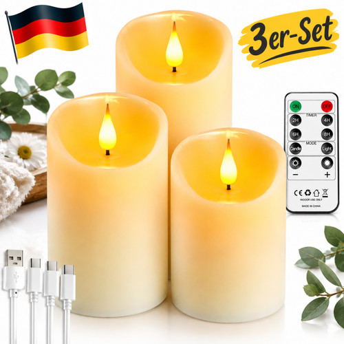 Stumpenkerzen led kerzen - stumpenkerzen,