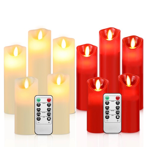 5er led kerzen - kerzen, flackernd