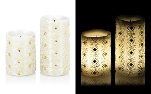 Led kerzen 2er set - led,