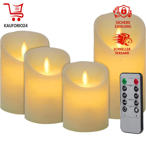 Led kerzen 4er - led,