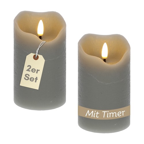 2er set led kerzen mit - 2er,