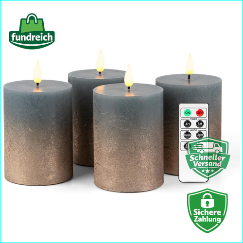 Led flammenlose echtwachs - flammenlose,