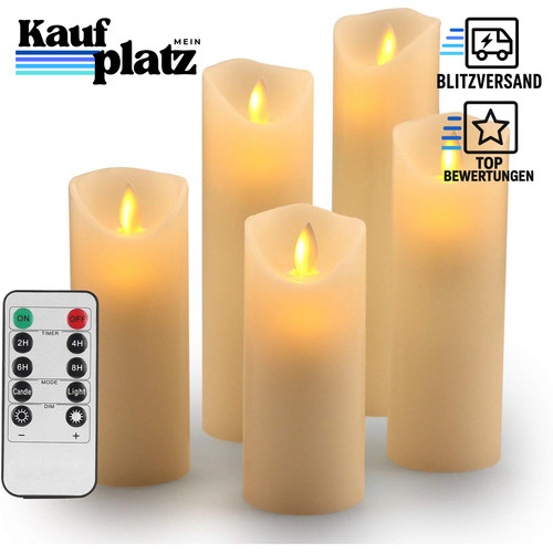 Led flammenlose kerzen - led,