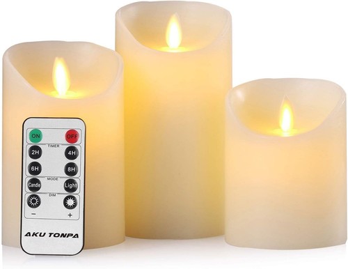Led kerzen 3er - kerzen, 4''-6''