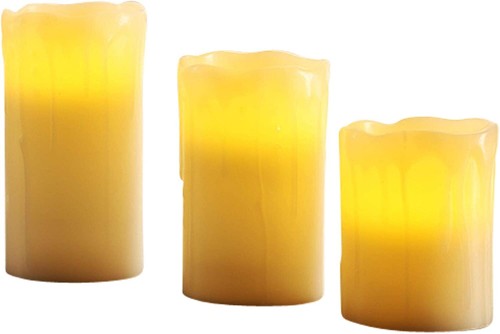 Tlg set led echtwachs - 3,