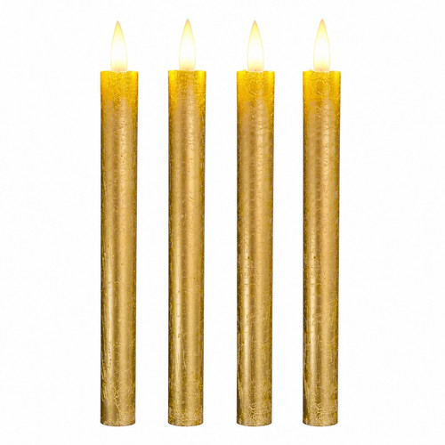 4er set stabkerzen - set, echtwachs