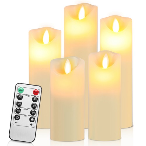5er led kerzen flackereffekt - 3/5er,