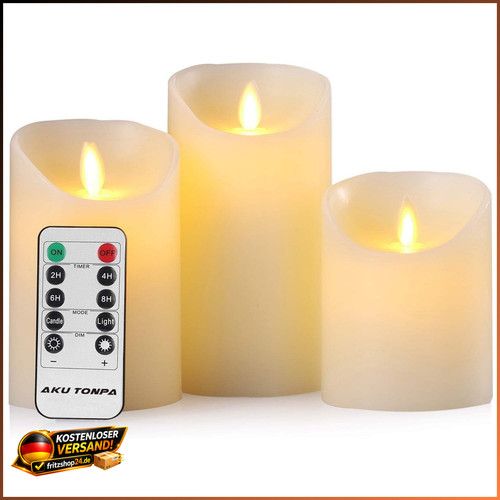 Led kerzen 6 3er set - 5'',