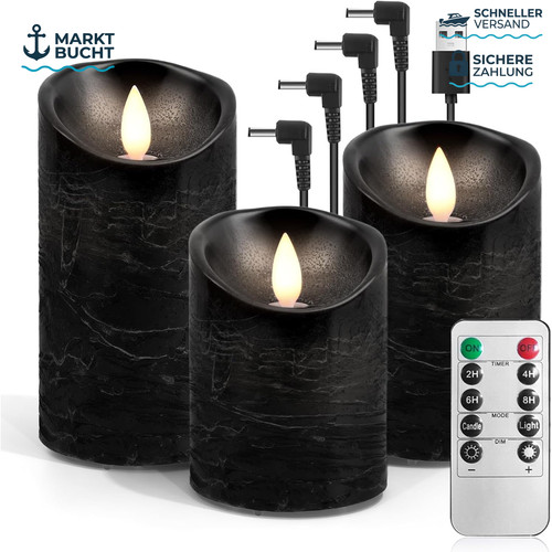 Led kerzen set 3er - set,